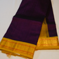 Pure Handloom Korvai Saree |Grape Purple