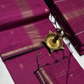 Maheshwari Silk Cotton Saree – Festive Elegance | Deep Pink