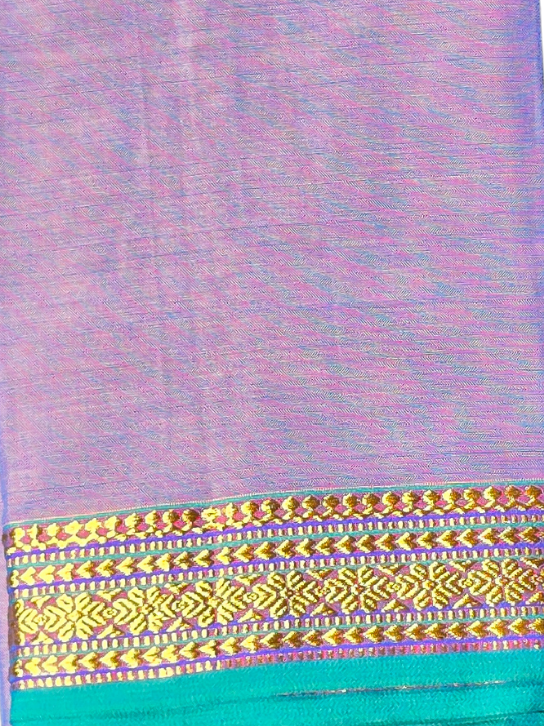 Narayanpet Cotton Saree - Lavender