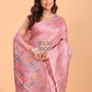 Tissue Silk Saree With Rose Pink - 144