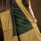 Dark Green Cotton Silk Saree - 013
