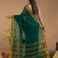 Green Shaded -Handloom Cotton Saree-096