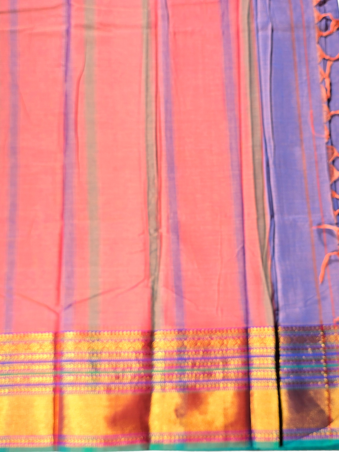 Narayanpet Cotton Saree - Lavender