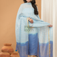 Sky Blue color Jamdani 2-Piece Set Kurti & Dupatta (UNSTITCHED) - 151
