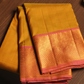 Silk Mark Certified Handloom Kanjivaram Silk Saree  |  Sun Yellow