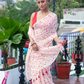 Apple Red -Handloom cotton-046