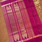 Handloom Korvai Silk Cotton Saree  |  Bronze Brown