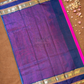 Handloom Korvai Silk Cotton Saree  |  Magenta Pink