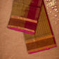 Handloom Korvai Silk Cotton Saree  |  Bronze Brown