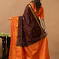 Classic Mysore Semi Silk Saree | Chocolate Brown