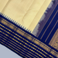Pure Handwoven Kanchi [Korvai]  Silk Saree In Pale Yellow -214