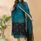Mint Green Linen X Linen 2-Piece Set Kurti & Dupatta (UNSTITCHED) - 071