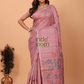 Tissue Silk Saree With Rose Pink - 144
