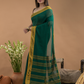 Green Shaded -Handloom Cotton Saree-096
