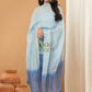 Sky Blue color Jamdani 2-Piece Set Kurti & Dupatta (UNSTITCHED) - 151