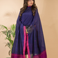 Plum Purpule Mercerized Cotton 2-Piece Set Kurti & Dupatta (UNSTITCHED) - 127