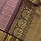 Handwoven Pure Gadwal Silk Saree  | Purple