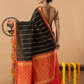 Classic Mysore Semi Silk Saree | Jet Black