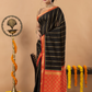 Classic Mysore Semi Silk Saree | Jet Black