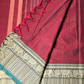 Narayanpet Cotton Saree - Maroon