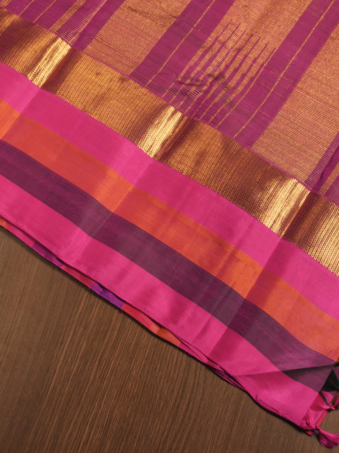 Kanjivaram Saree in Bottle Green