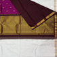 Handwoven Pure Gadwal Silk Saree  | White