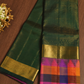 Kanjivaram Saree in Bottle Green