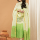 Pastel light green color Jamdani 2-Piece Set Kurti & Dupatta (UNSTITCHED) - 152