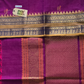 Kanchi Cotton|Purple & Ocher Yellow/ Blue