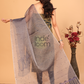 Pure Handloom Muslin Jamdani Dupatta With Off Black - 024