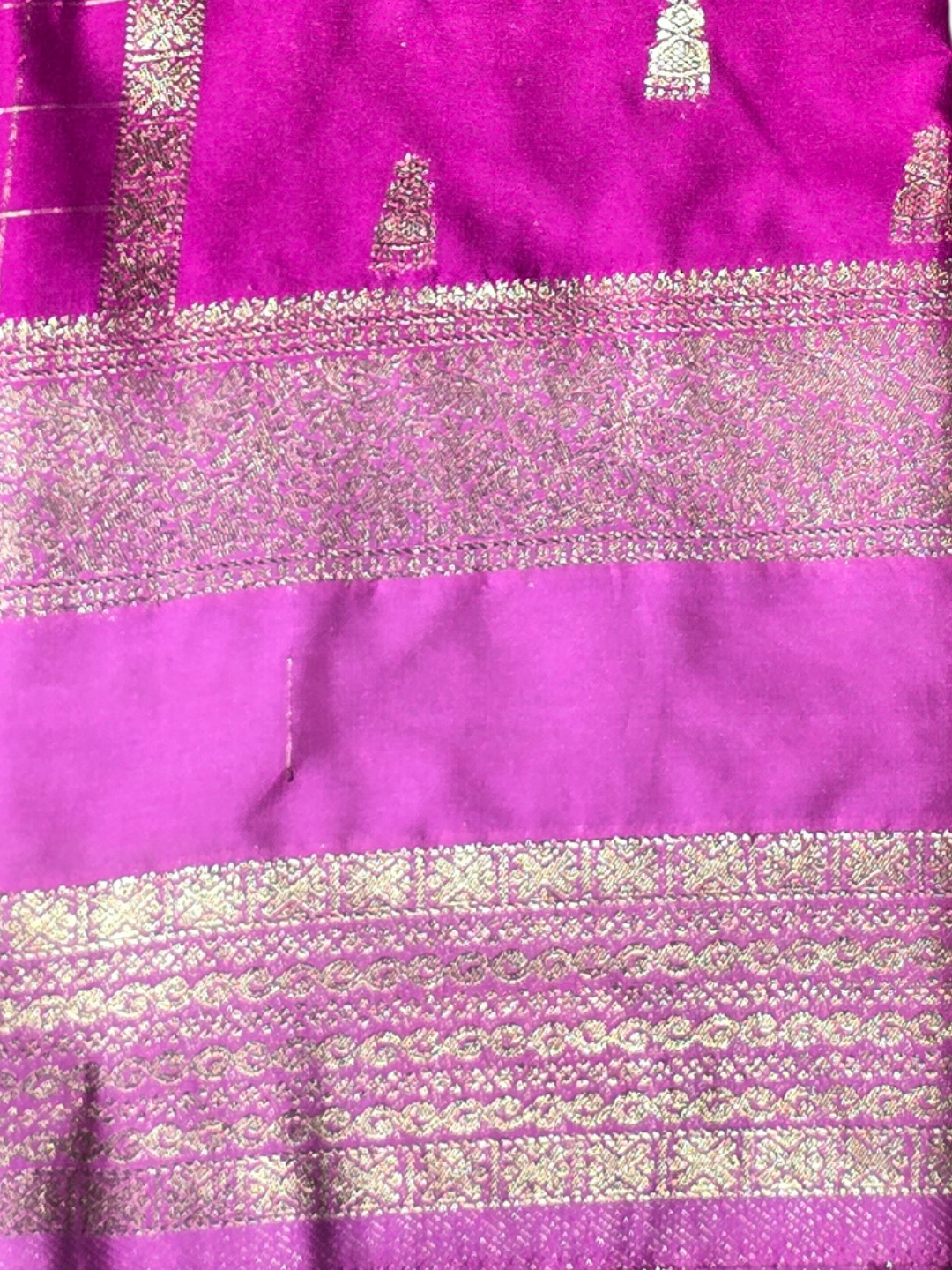 Classic Mysore Silk Saree  |  Magenta
