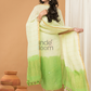 Pastel light green color Jamdani 2-Piece Set Kurti & Dupatta (UNSTITCHED) - 152