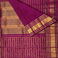 Handwoven Pure Gadwal Silk Saree  | Deep Maroon