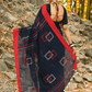 Jet Black -Handloom Cotton Saree-076 - indeloom