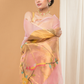 Tissue Muslin Jamdani Saree With Light Pink -007