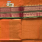 Kanchi Cotton|Dual Tone Orange & Green/ Red