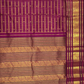 Handwoven Pure Gadwal Silk Saree  | Deep Maroon