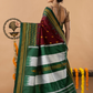 Traditional Ilkal Viscose Saree | Wine Maroon