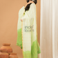 Pastel light green color Jamdani 2-Piece Set Kurti & Dupatta (UNSTITCHED) - 152