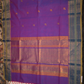 Kanchi Cotton|Dual Tone Purple & Aqua Green/ Blue