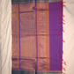 Kanchi Cotton|Dual Tone Purple & Aqua Green/ Blue