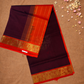 Handloom Korvai Cotton Silk Saree  |  Berry Pink