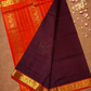 Handloom Korvai Cotton Silk Saree  |  Berry Pink