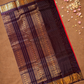 Pure Handloom Korvai Saree | With Apple Red
