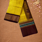 Handloom Korvai Silk Cotton Saree  |  Golden Yellow