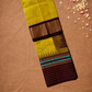 Handloom Korvai Silk Cotton Saree  |  Golden Yellow