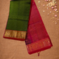 Pure Handloom Korvai Saree | With Pine Green