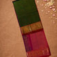 Pure Handloom Korvai Saree | With Pine Green