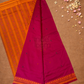 Handloom Korvai Cotton Silk Saree  |  Rose Red