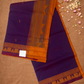 Handloom Korvai Silk Cotton Saree  |  Royal Purple